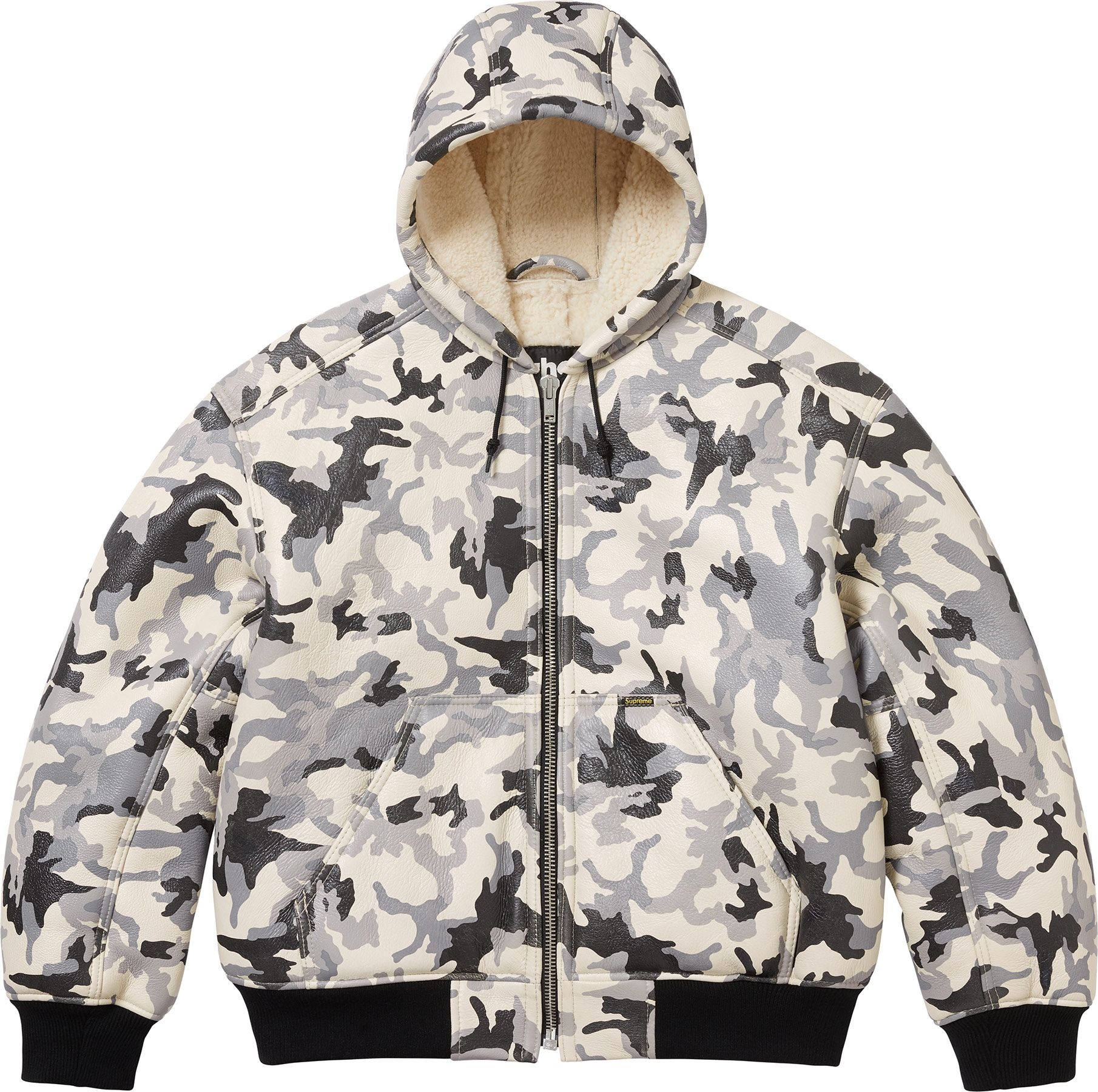 Supreme®/Schott® Shearling Hooded Work Jacket view 19